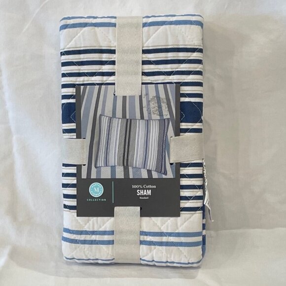 Martha Stewart Standard Pillow Sham Geometric Sails New w/tags - Picture 1 of 3